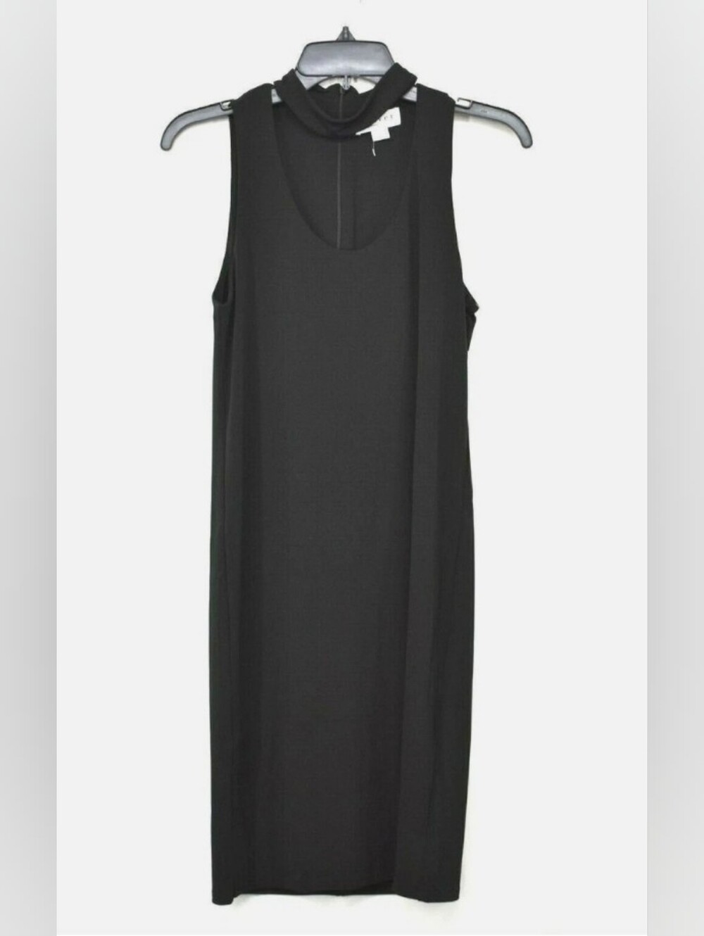 Velvet by Graham & Spencer black sleeveless jersey dress